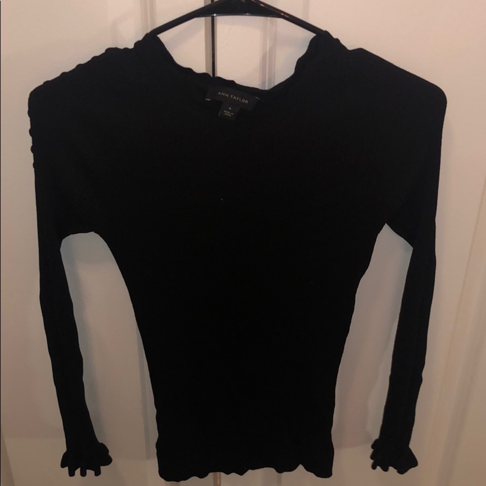 Scalloped-Edge Shirt